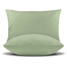 Наволочка 2 шт, Bravo, 6229-1, поплин, 100% хлопок, 50 х 70 см, оливка