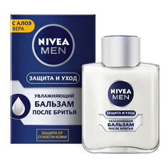 Средства после бритья бальзам после бритья NIVEA Защита и уход, 100 мл