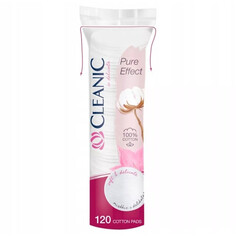 Ватная продукция диски ватные CLEANIC Pure Effect 120шт круглые