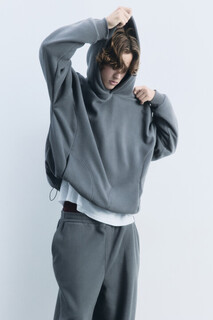 худи мужское Худи oversize утепленная с капюшоном Befree
