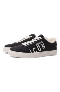 Кожаные кеды Icon Cassetta Dsquared2