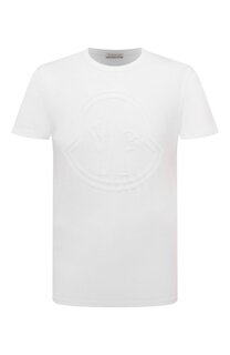 Хлопковая футболка Moncler