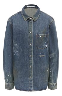 Джинсовая рубашка Helmut Lang