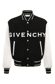 Комбинированный бомбер Givenchy