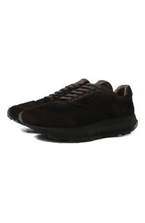 Замшевые кроссовки Corneliani