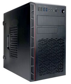 Корпус mATX InWin EMR065 6197047 черный, 500W, 2*USB 3.0, 2*USB 2.0, HD audio