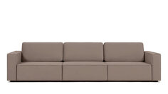 Прямой диван Ralf 3-секционный, с подлокотниками Аскона