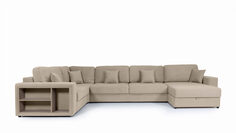 П-образный диван 5-местный Conti с полками LR Аскона