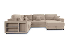 П-образный диван 4-местный Conti с полками LR Аскона