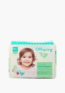 Подгузники Offspring Лимоны , XL (12+ кг) 30 шт.