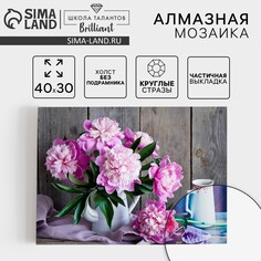 Алмазная мозаика с частичным заполнением на холсте Школа талантов