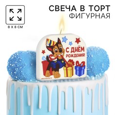Свеча для торта PAW Patrol