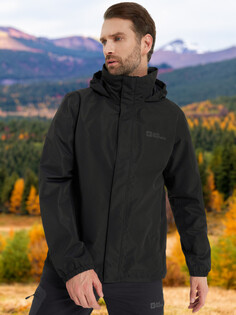 Куртка мембранная мужская Jack Wolfskin Stormy Point, Черный