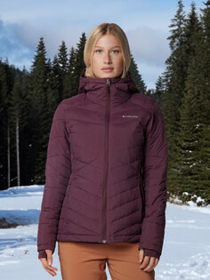 Куртка утепленная женская Columbia Joy Peak II Hooded Jacket, Коричневый