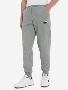 Брюки мужские ESS+ 2 Col Logo Pants M, Серый Puma