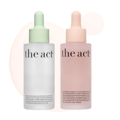 Сыворотка для лица THE ACT Набор сыворотки для лица увлажняющая и для сияния кожи 2.0