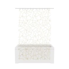 Штора для ванн 200х180 см, Peva, Fora, Gold glass, FOR-PV14