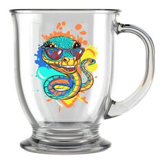 Кружка стекло, 450 мл, Символ года 2025, Декостек, 2121-Д