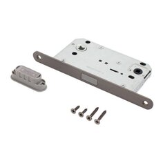 Защелка врезная, Аллюр, 5300-MC-WC MBN, 14909, магнит, с фиксатором, графит