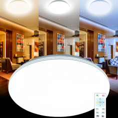 Светильник потолочный Citilux CL714480G Симпла LED RGB с пультом