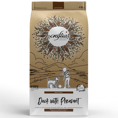 Сухой корм Craftia natura для щенков средних и крупных пород из утки с фазаном 2 кг Crafita