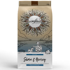 Сухой корм Craftia natura для взрослых собак миниатюрных и мелких пород из лосося с сельдью 2 кг Crafita