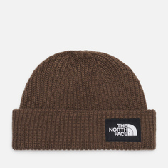 Шапка The North Face Salty Dog, цвет коричневый
