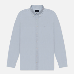 Мужская рубашка Hackett Essential Garment Dyed Oxford, цвет голубой