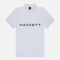 Мужское поло Hackett H-Sport Essential, цвет белый