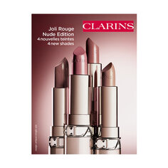 CLARINS Карта с сэмплом: Губная помада Joli Rouge 786 0,4мл + Губная помада Joli Rouge 787 0,4мл + Губная помада Joli Rouge 788 0,4мл + Губная помада