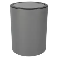 Контейнер для мусора Swensa Lensk Soft SWB-9024DGR 5 л пластик цвет темно-серый матовый