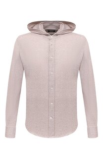 Рубашка из хлопка и льна MUST