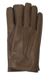 Кожаные перчатки Giorgio Armani