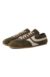 Замшевые кеды Dries Van Noten