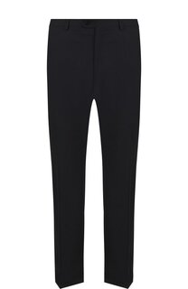 Шерстяные брюки прямого кроя Brioni