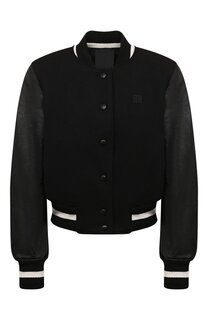 Шерстяной бомбер Givenchy