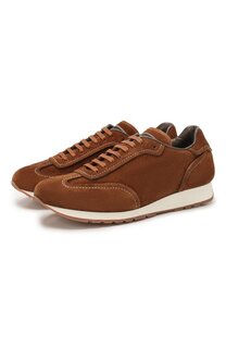 Замшевые кроссовки Brioni