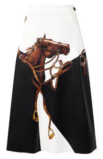 Кожаная юбка Ralph Lauren