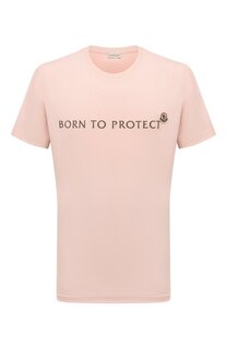 Хлопковая футболка Moncler