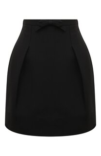 Юбка из шерсти и шелка Valentino
