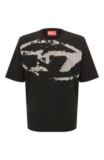 Хлопковая футболка Diesel