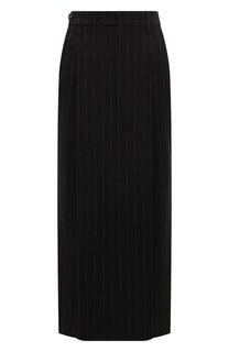 Юбка из шерсти и хлопка Brunello Cucinelli