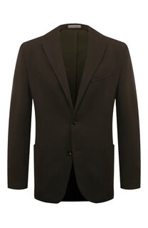 Пиджак из шерсти и хлопка Corneliani