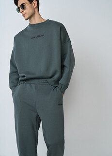 Объёмная толстовка, Зеленый Ostin