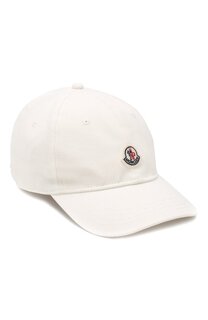 Хлопковая бейсболка Moncler Enfant