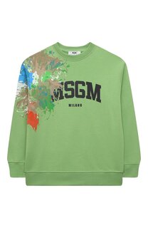 Хлопковый свитшот MSGM kids