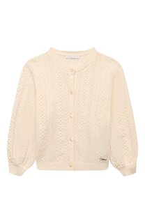 Кардиган из хлопка и шерсти Chloé Chloe