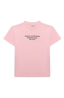 Хлопковая футболка VETEMENTS