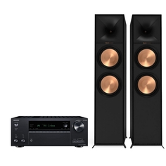 AV ресиверы Onkyo TX-NR696 B M3 + Klipsch R-800F Black