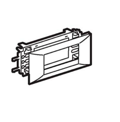 Рамка-суппорт Legrand 010954 - Программа Mosaic - 4 модуля, для кабель-канала DLP, с шириной крышки 65 мм